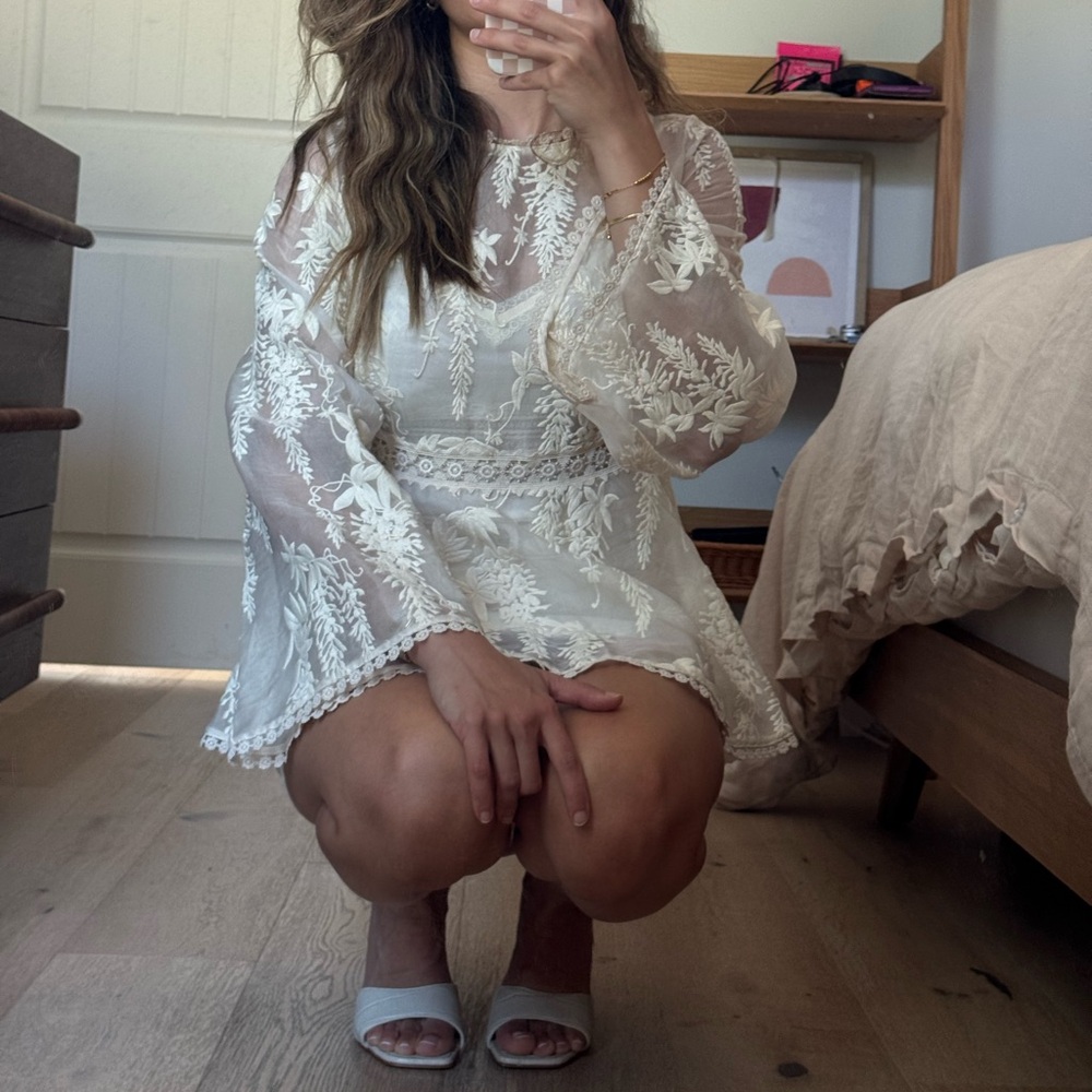 Zimmermann Lace off-White Top